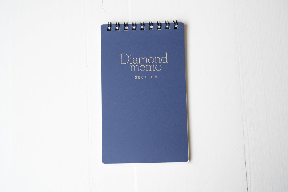 Diamond Grid Memo - Blue
