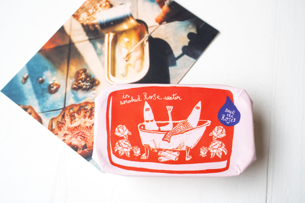 Tinned Fish Candle - Smoked Rosewater