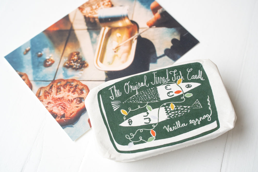 Tinned Fish Candle - Vanilla eggnog