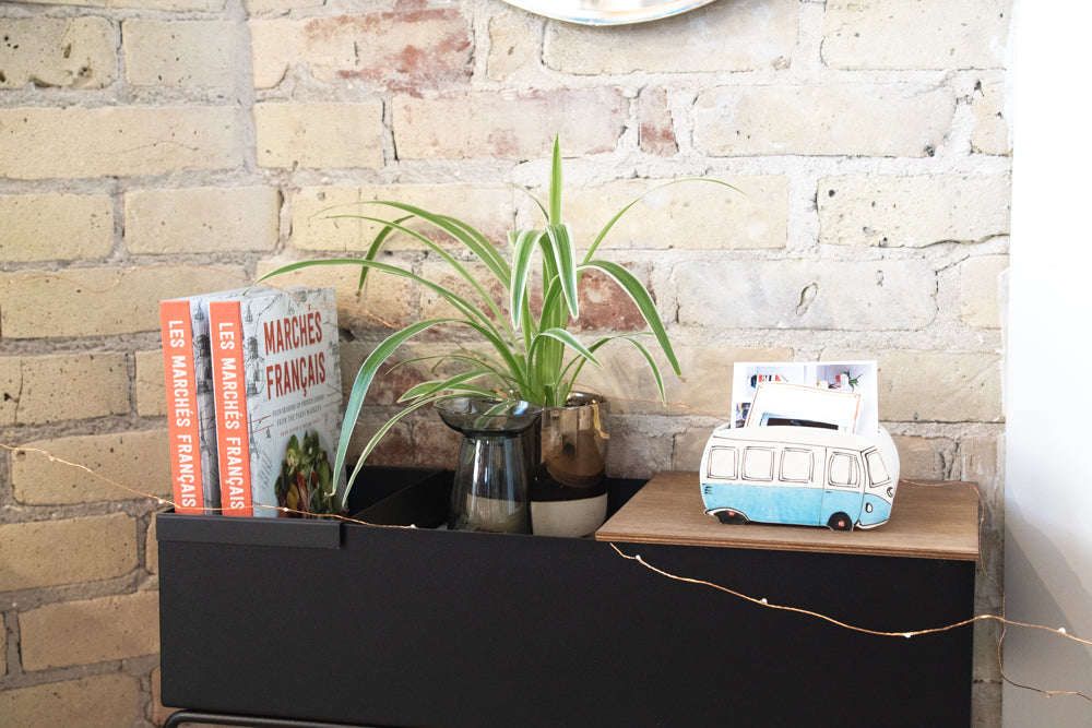 Ceramic Large Planter - Blue Van