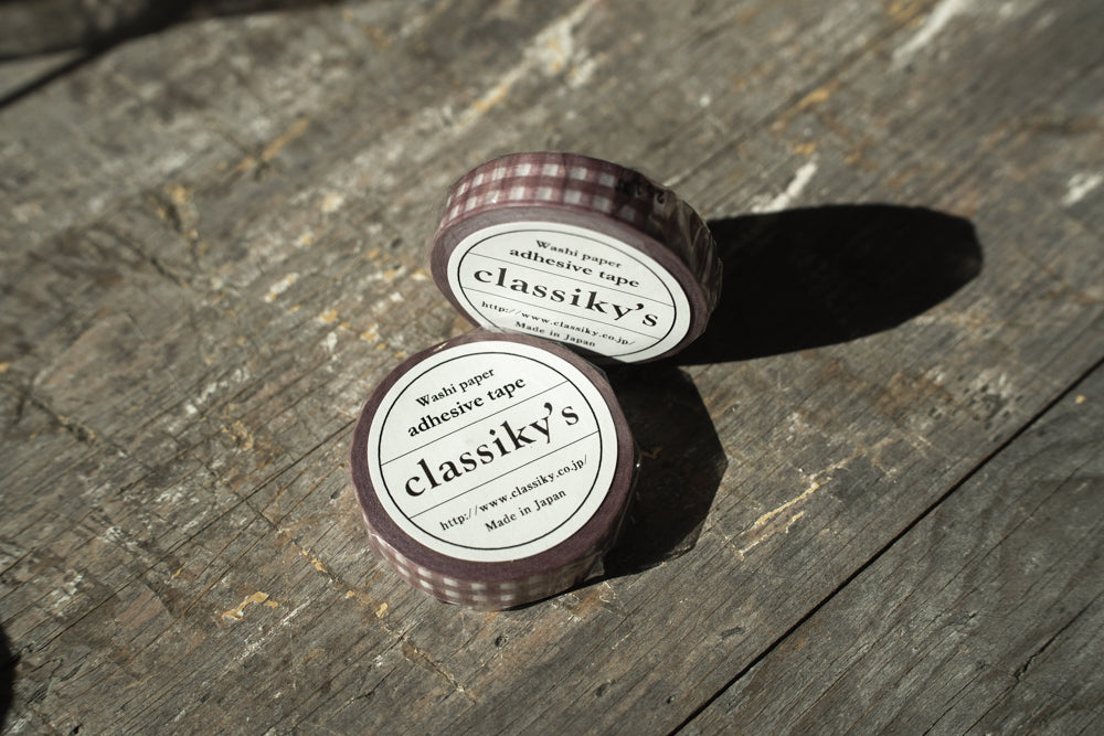 Gingham and Dots Washi Tape - 10mm