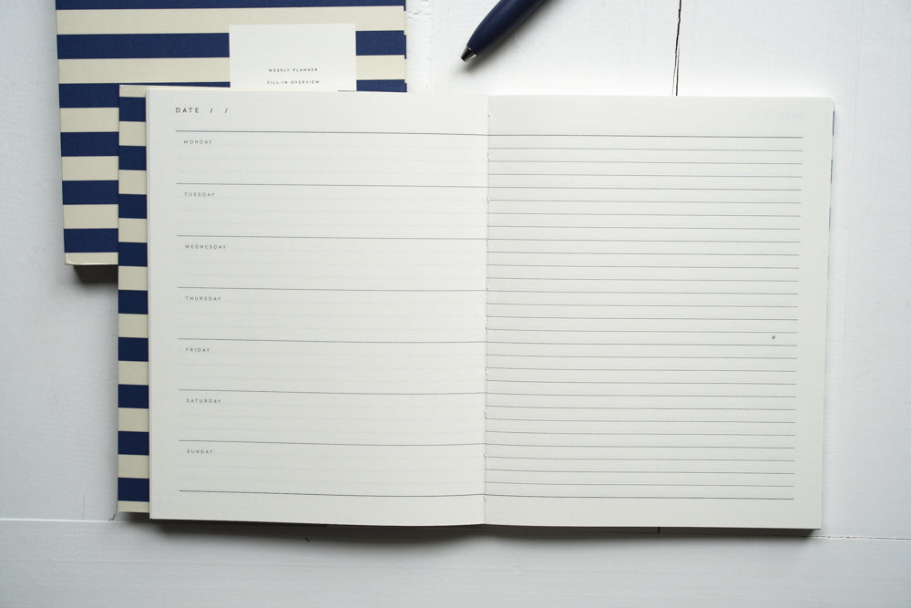 UMA Undated Weekly Planner