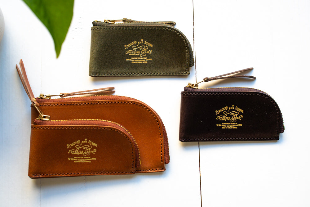 TSL Coin Purse Kid / Pull-up leather