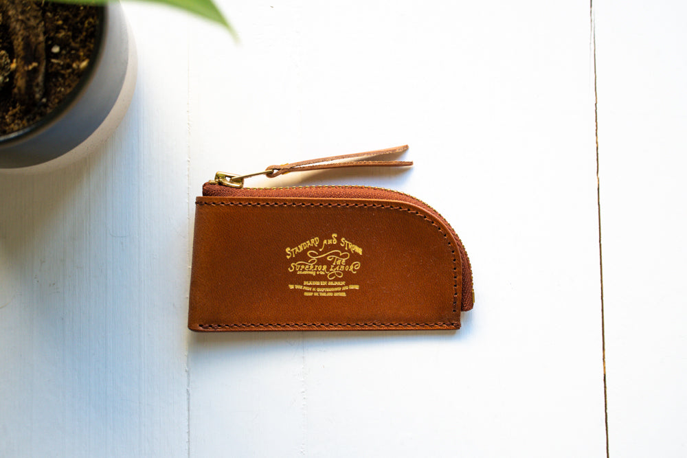 TSL Coin Purse Kid / Pull-up leather