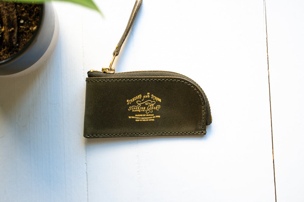 TSL Coin Purse Kid / Pull-up leather