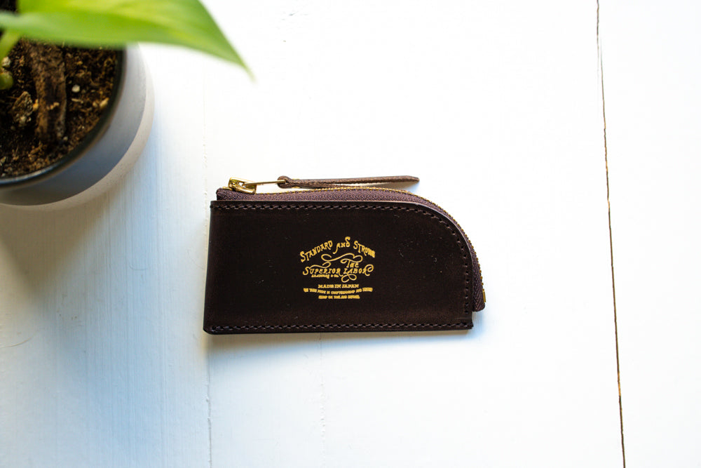 TSL Coin Purse Kid / Pull-up leather