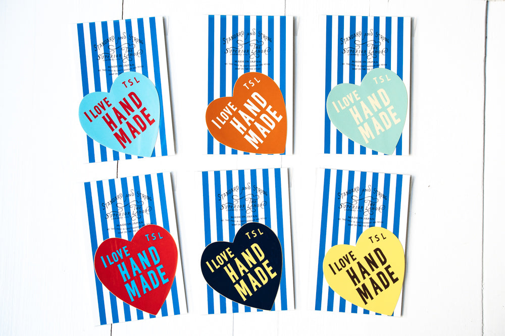 I LOVE HANDMADE sticker