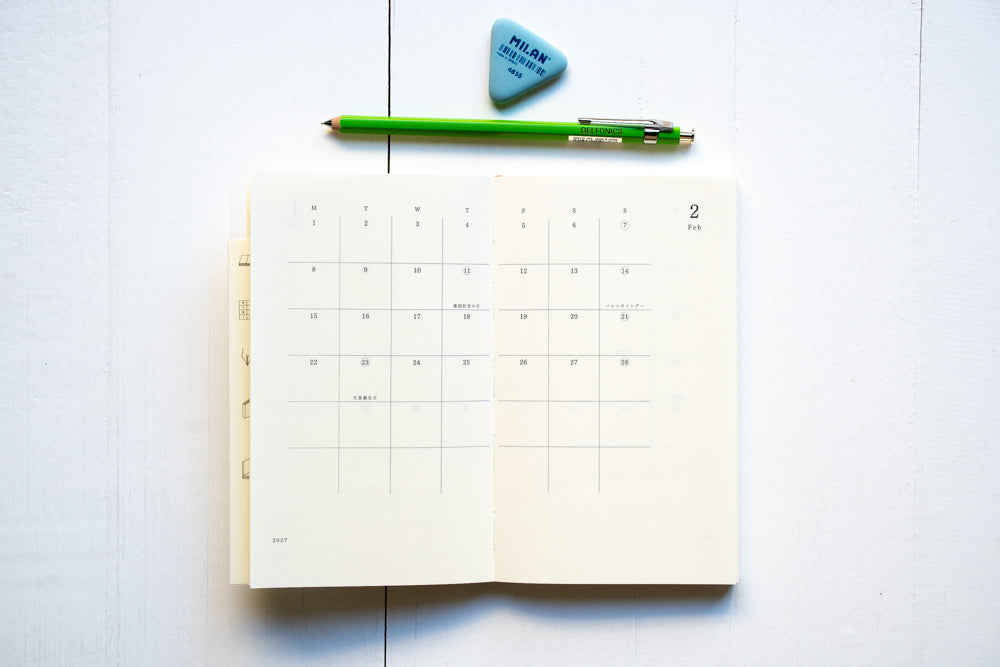 2027 MD Notebook Diary - B6 Slim