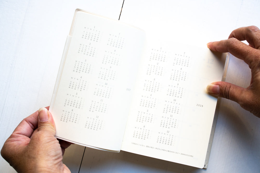 2027 MD Notebook Diary 1 Day 1 Page - A6