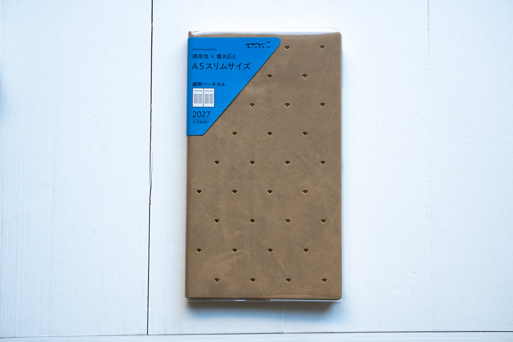 2027 Professional Diary PRD Slim - Weekly Vertical