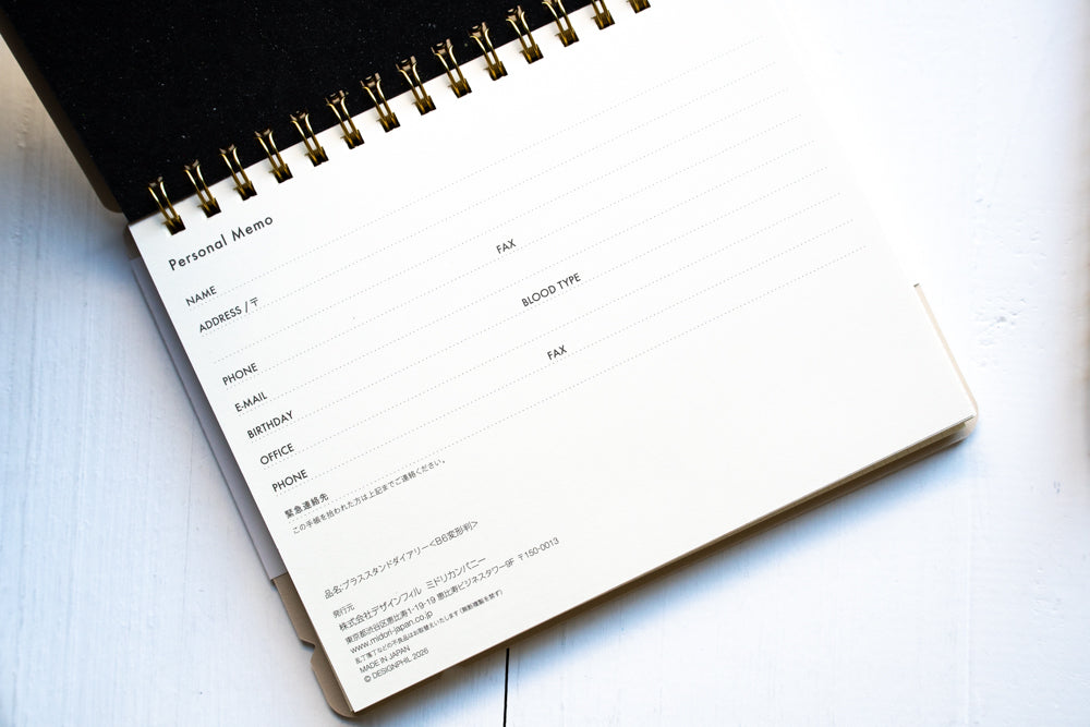 2027 Plus Stand Diary  - B6