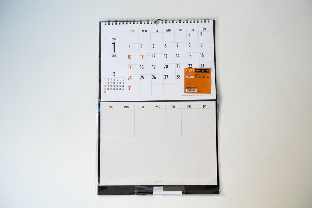 2027 Calendar with White Board - M