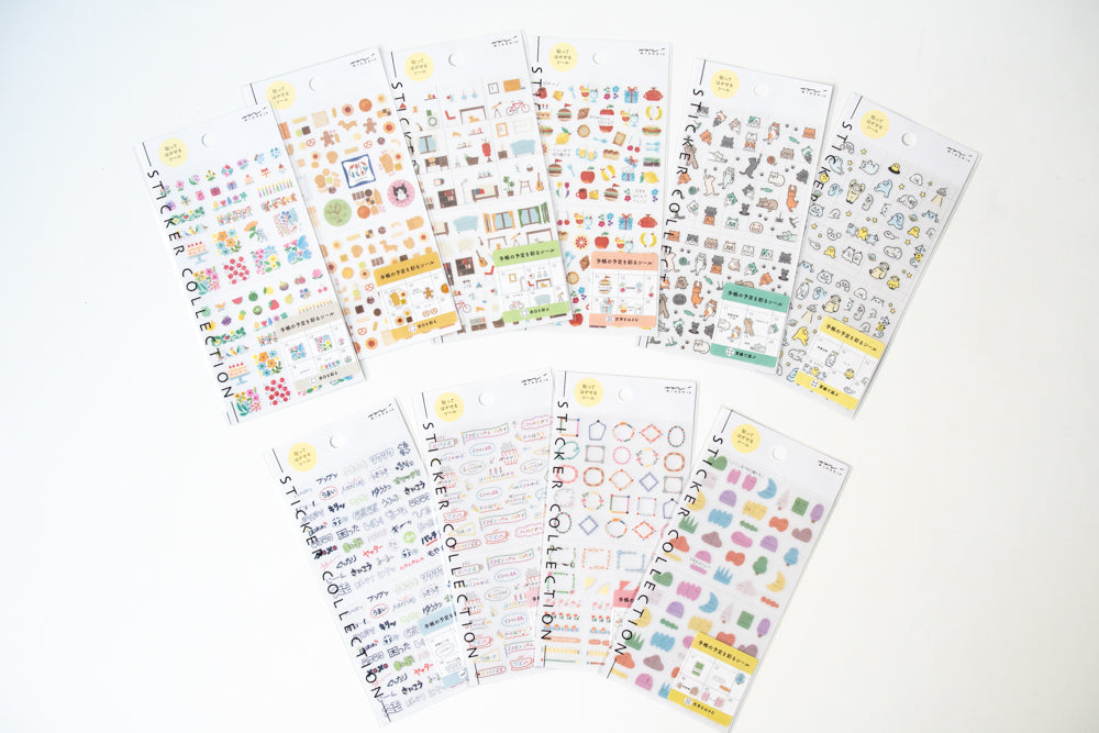 Transparent Schedule Stickers - 2027 collection