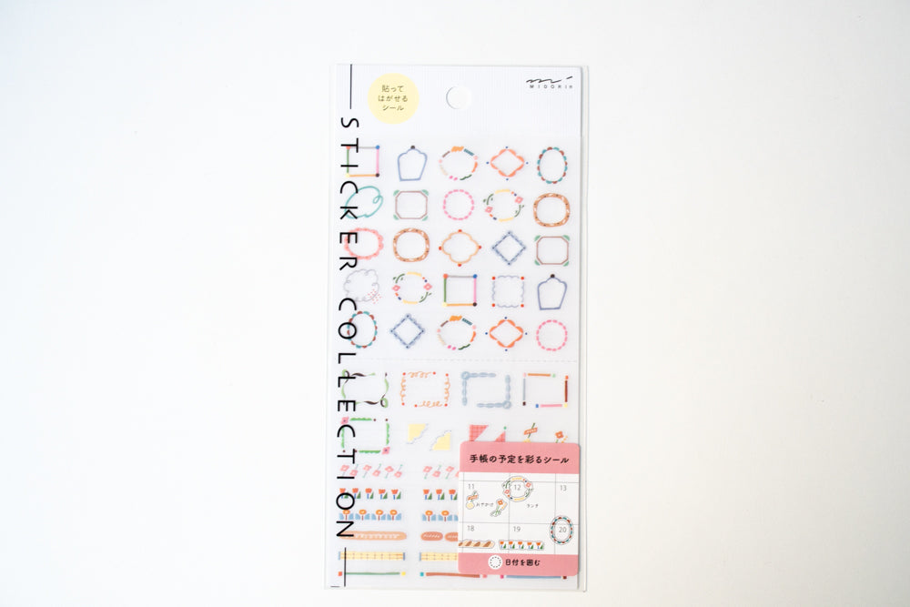 Transparent Schedule Stickers - 2027 collection
