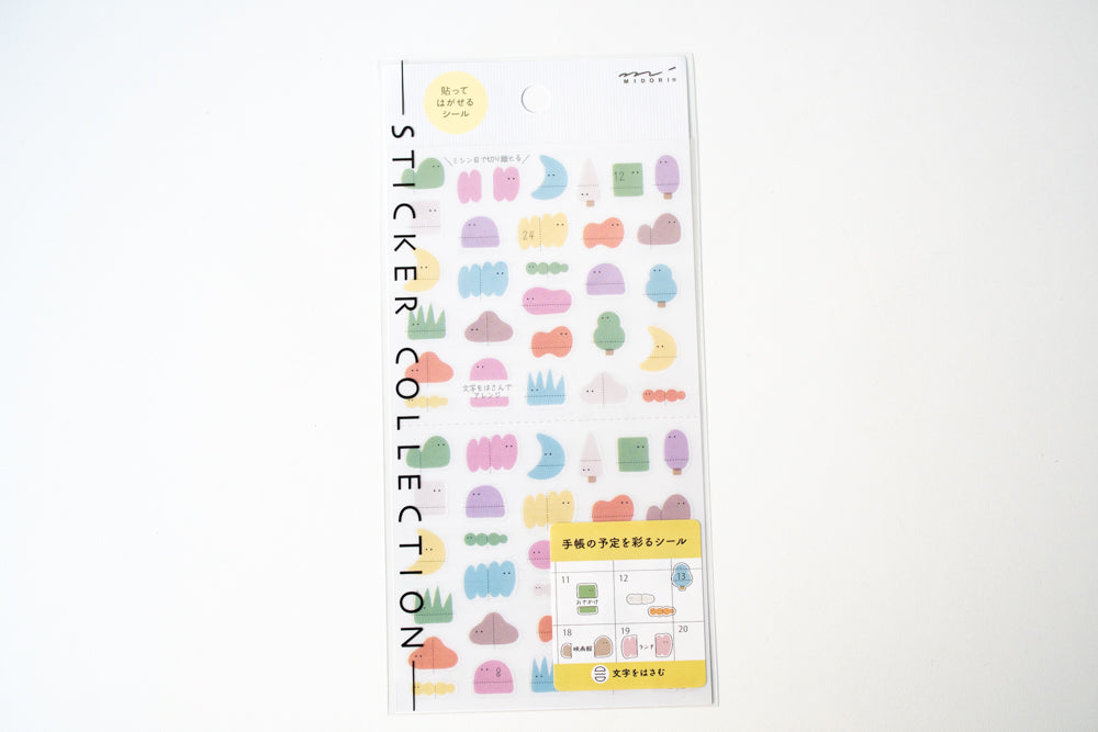 Transparent Schedule Stickers - 2027 collection