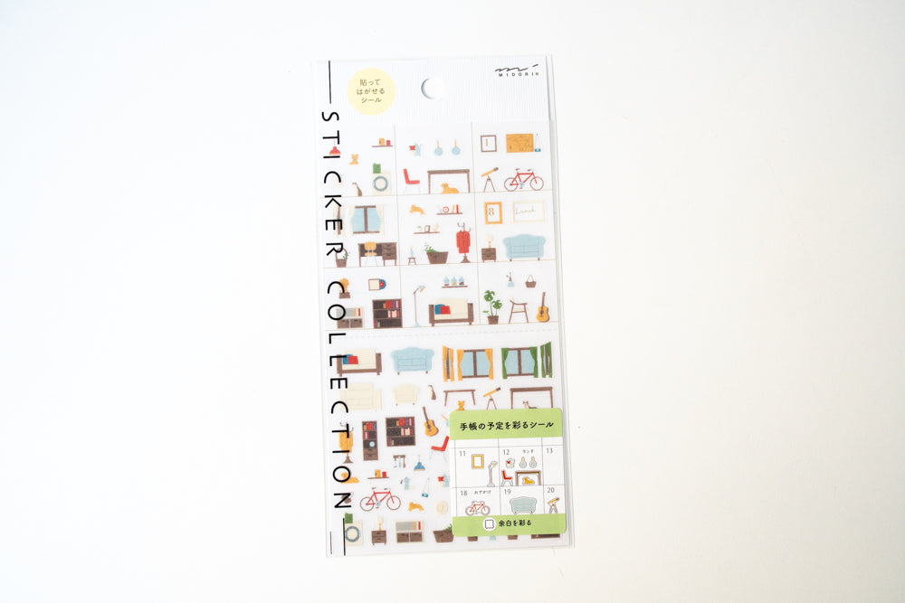Transparent Schedule Stickers - 2027 collection