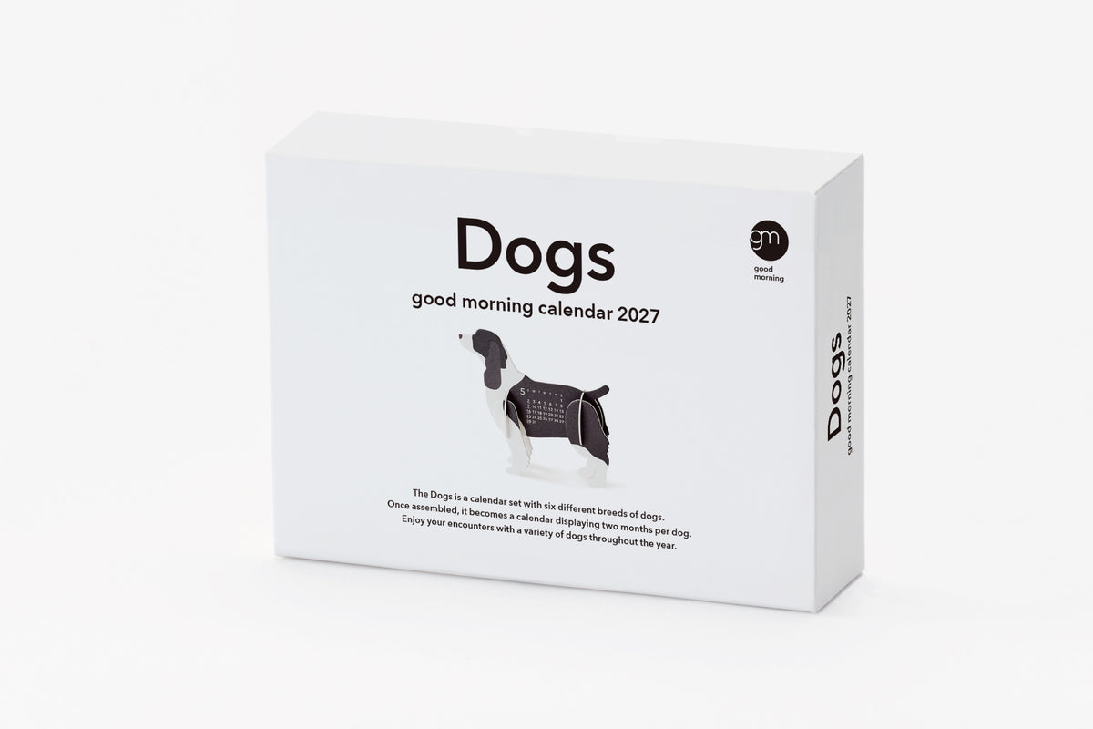 Good morning calendar 2027 - Dogs