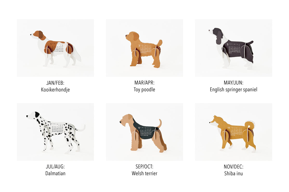 Good morning calendar 2027 - Dogs