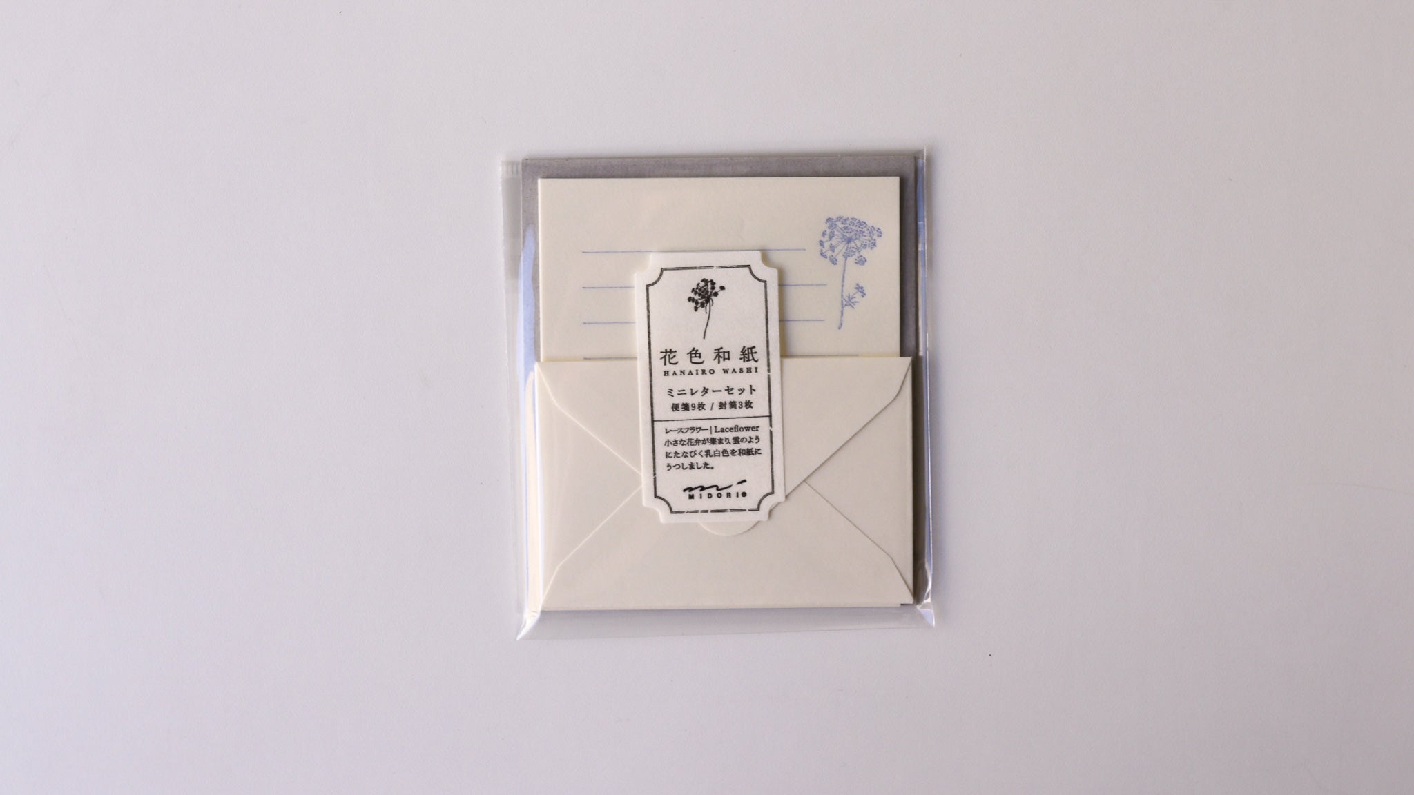 Mini Midori Letter Set - Floral Color Washi Paper