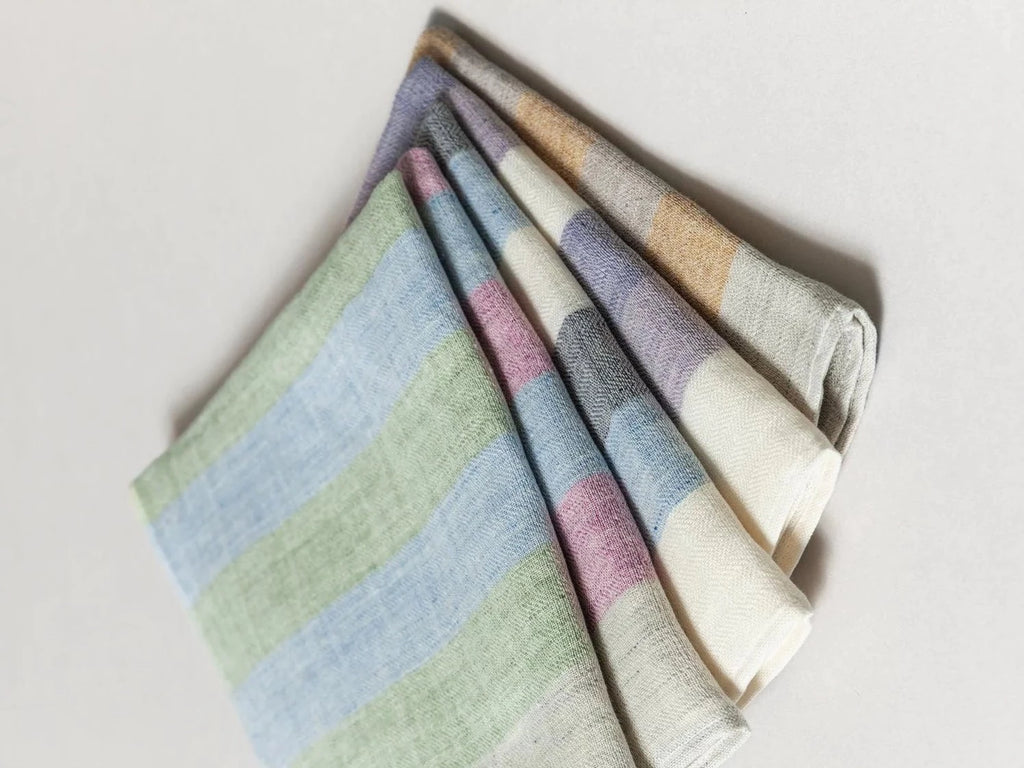 Ticking Stripe Linen Kitchen Towel – Tuesday Made