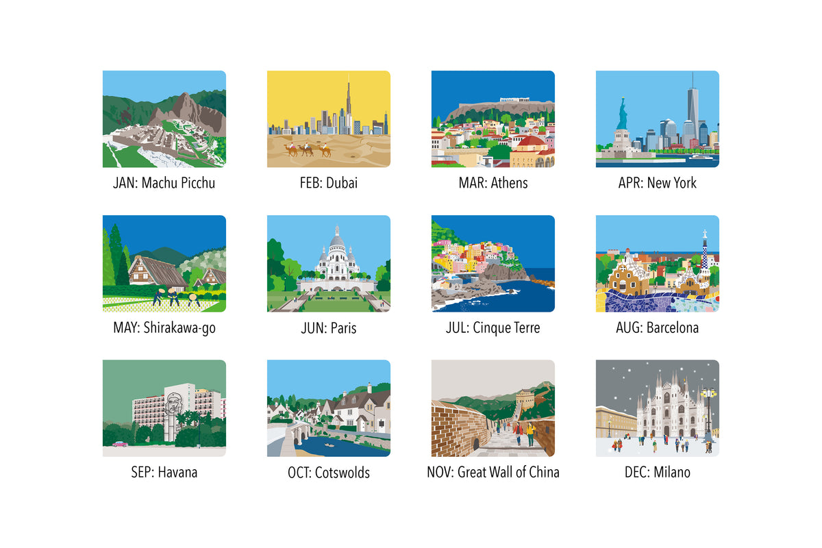 Good morning calendar 2027 - Travel