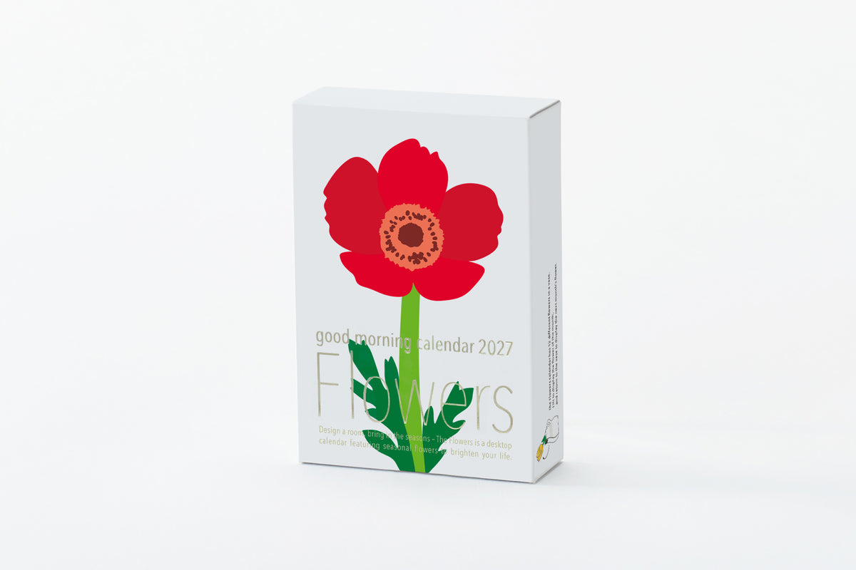Good morning calendar 2027 - Flowers