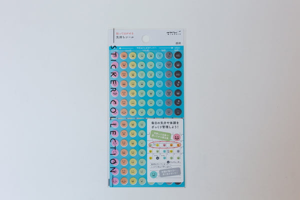 Transparent Schedule Stickers Feeling Face