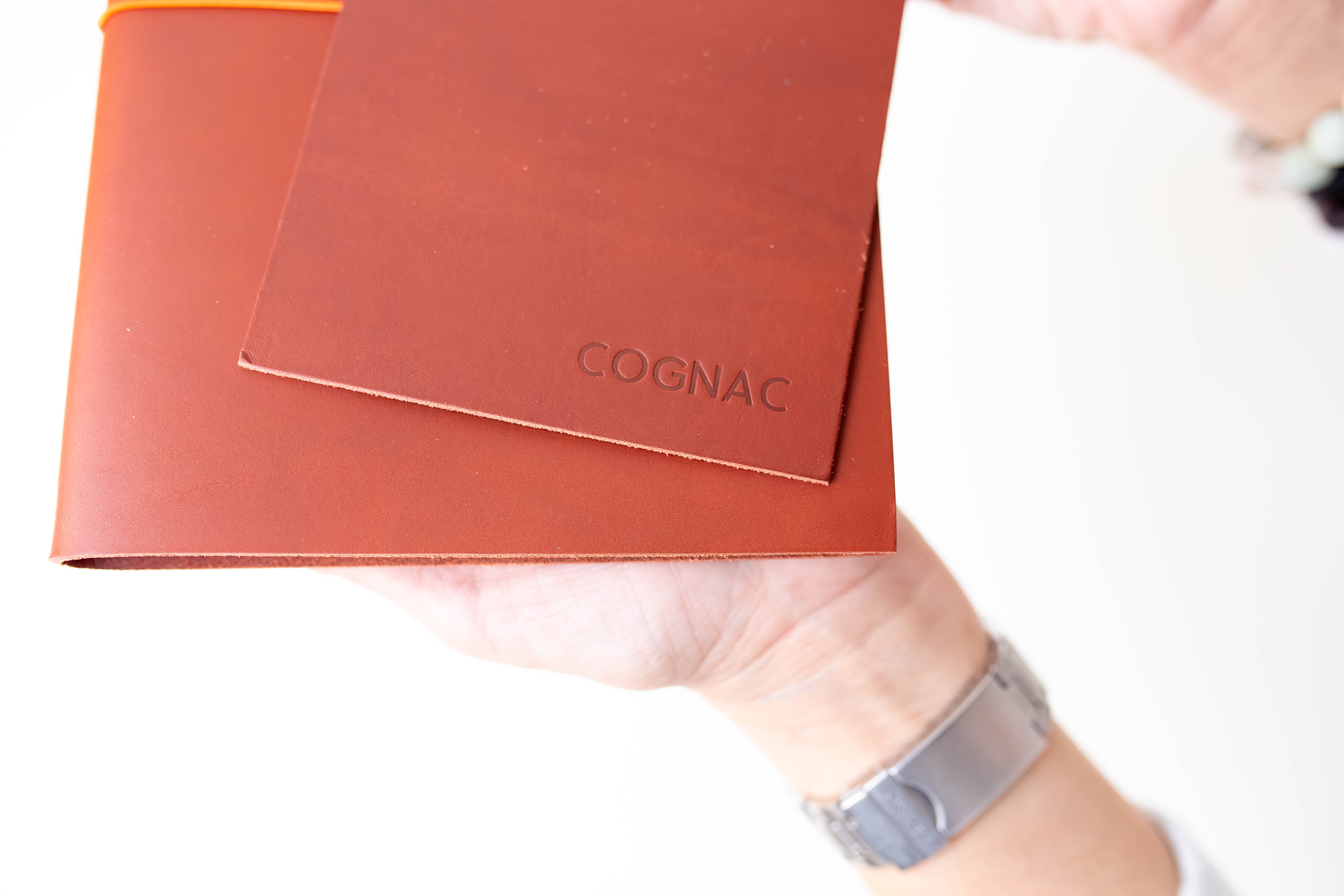 Grand Voyageur Leather Journal (Cognac) - XL