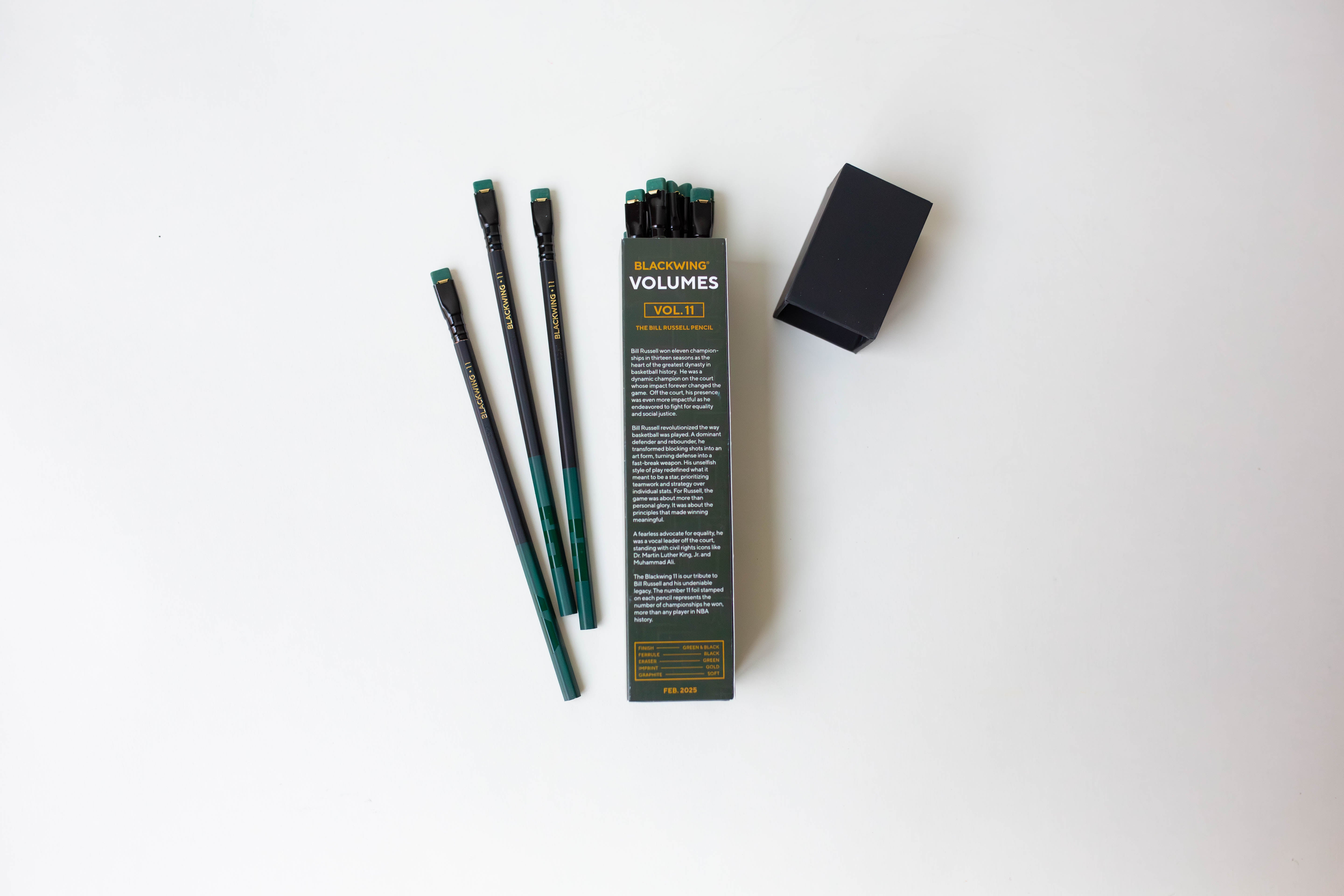 SET OF 12 Pencils - Volume 11  THE BILL RUSSELL PENCIL *LIMITED EDITION*