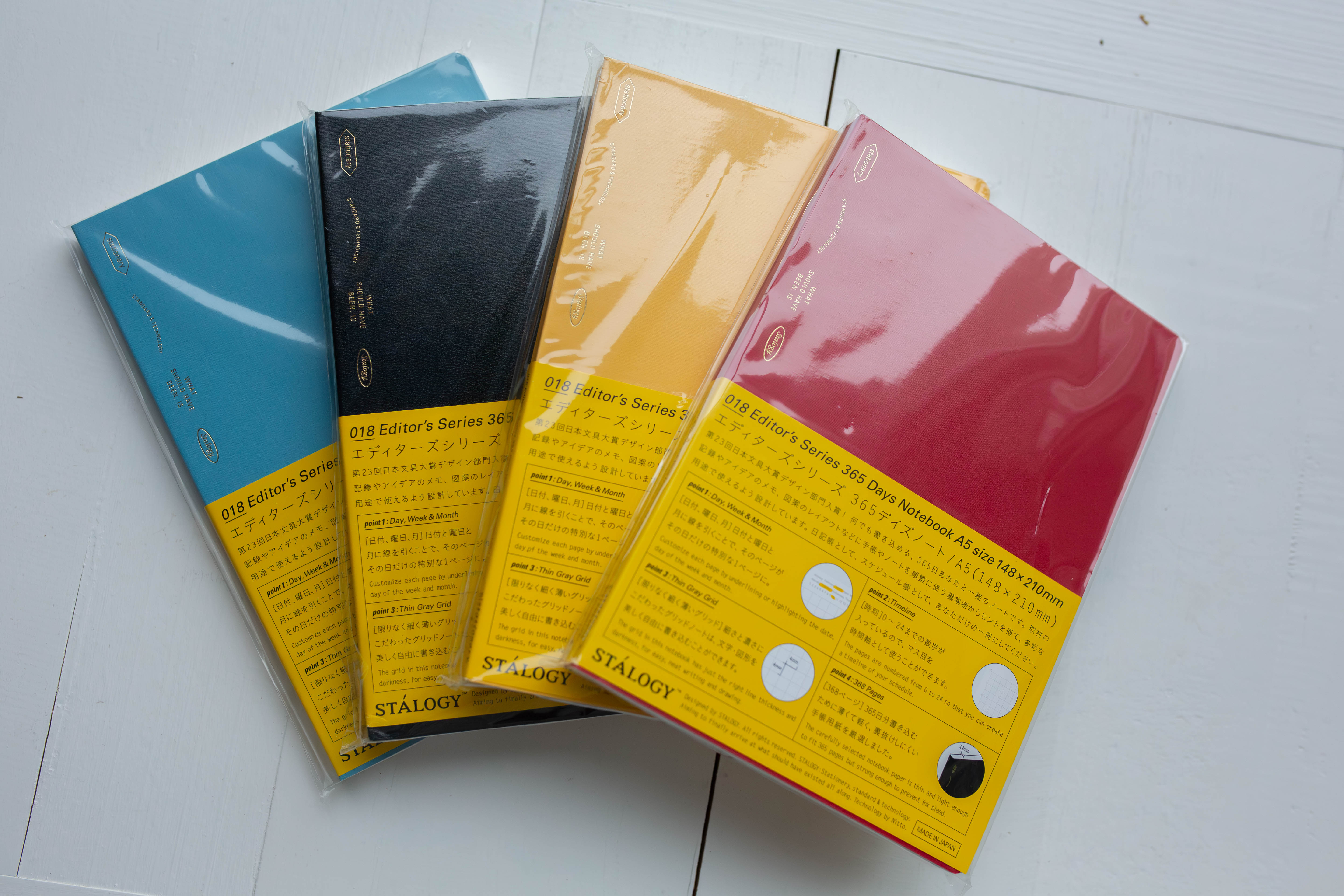 Stalogy 018 Editor's Series 365 Days Notebook A5 - Grid