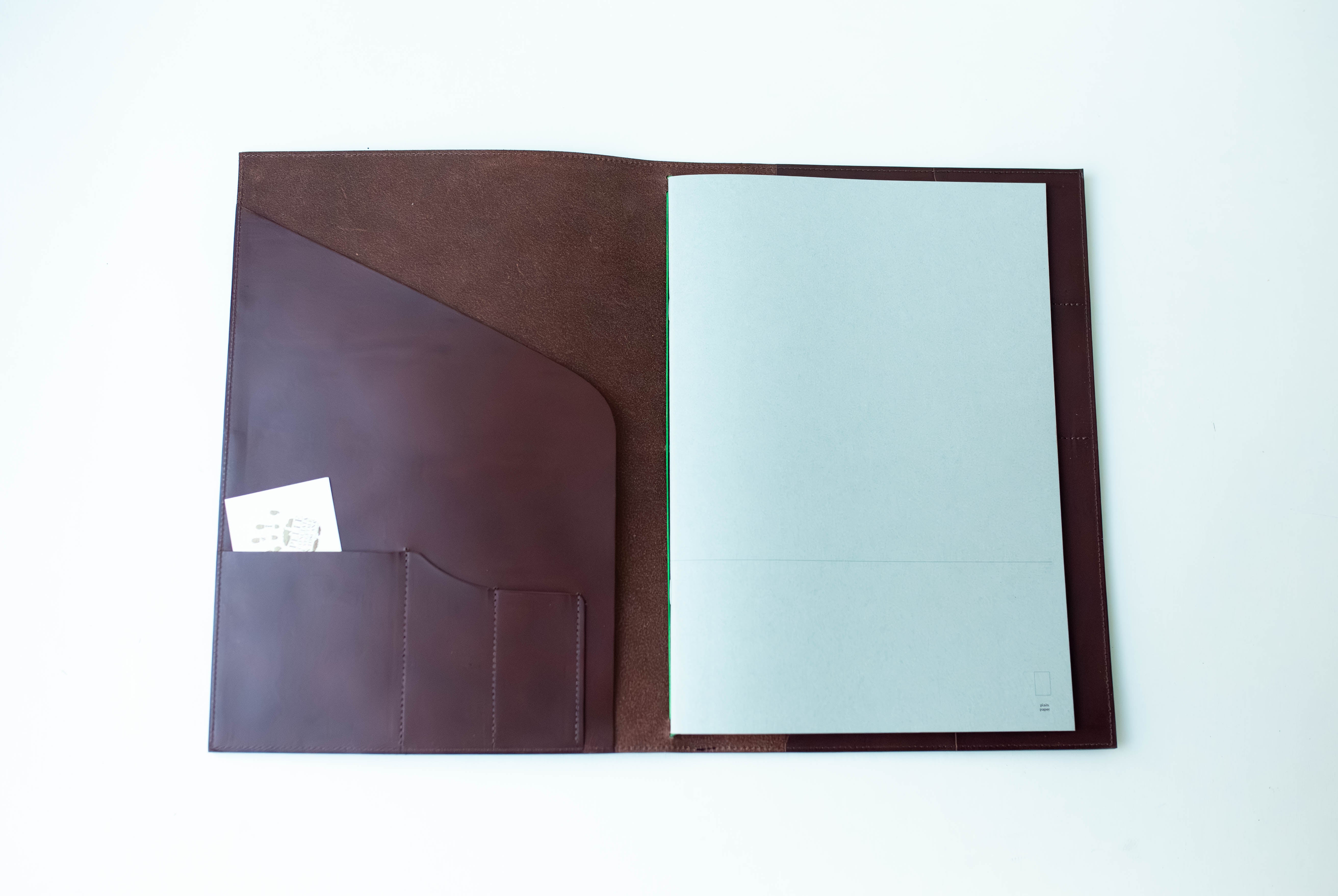 Le Portfolio | Leather Portfolio (Chestnut) - A4
