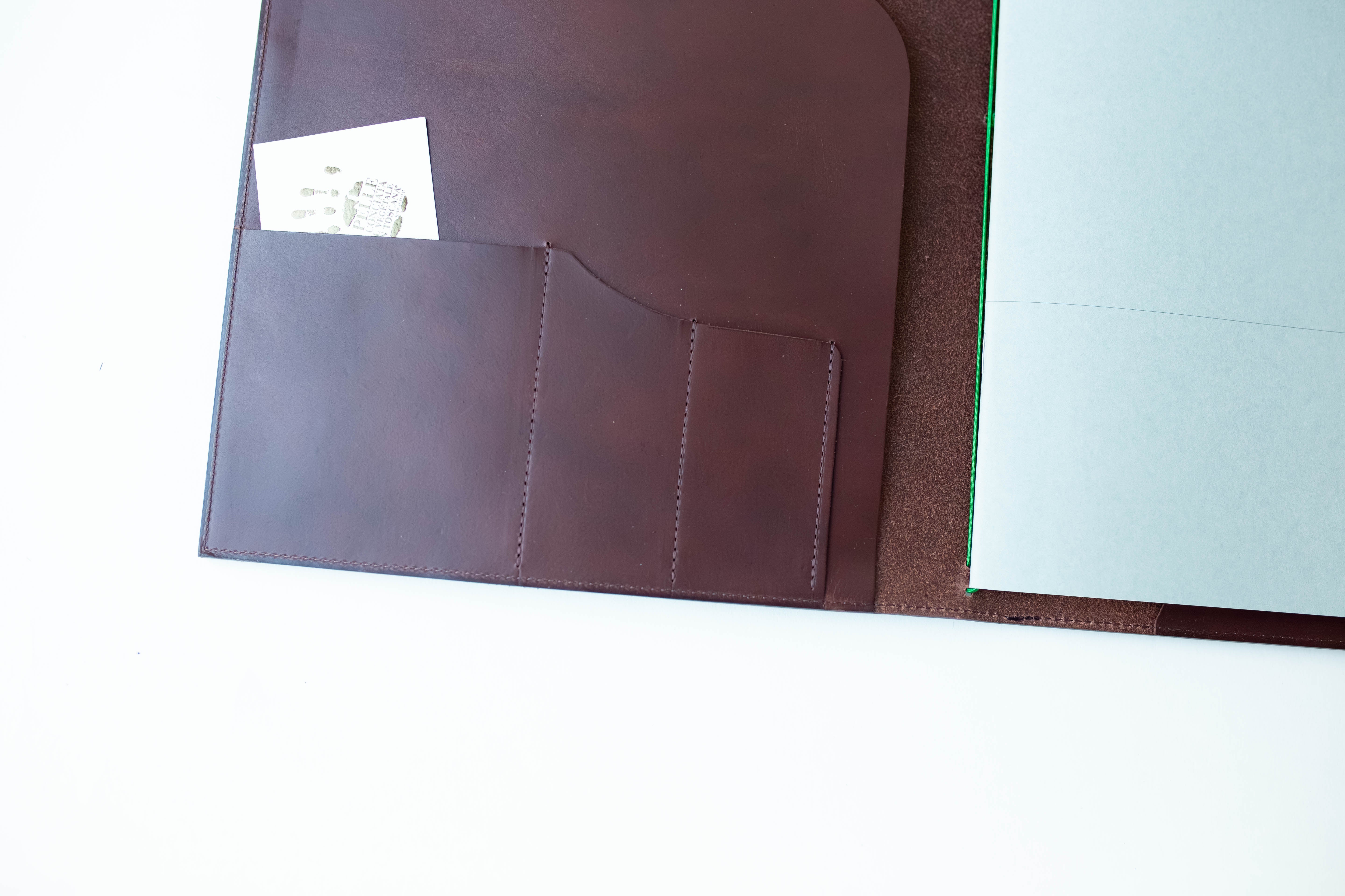 Le Portfolio | Leather Portfolio (Chestnut) - A4