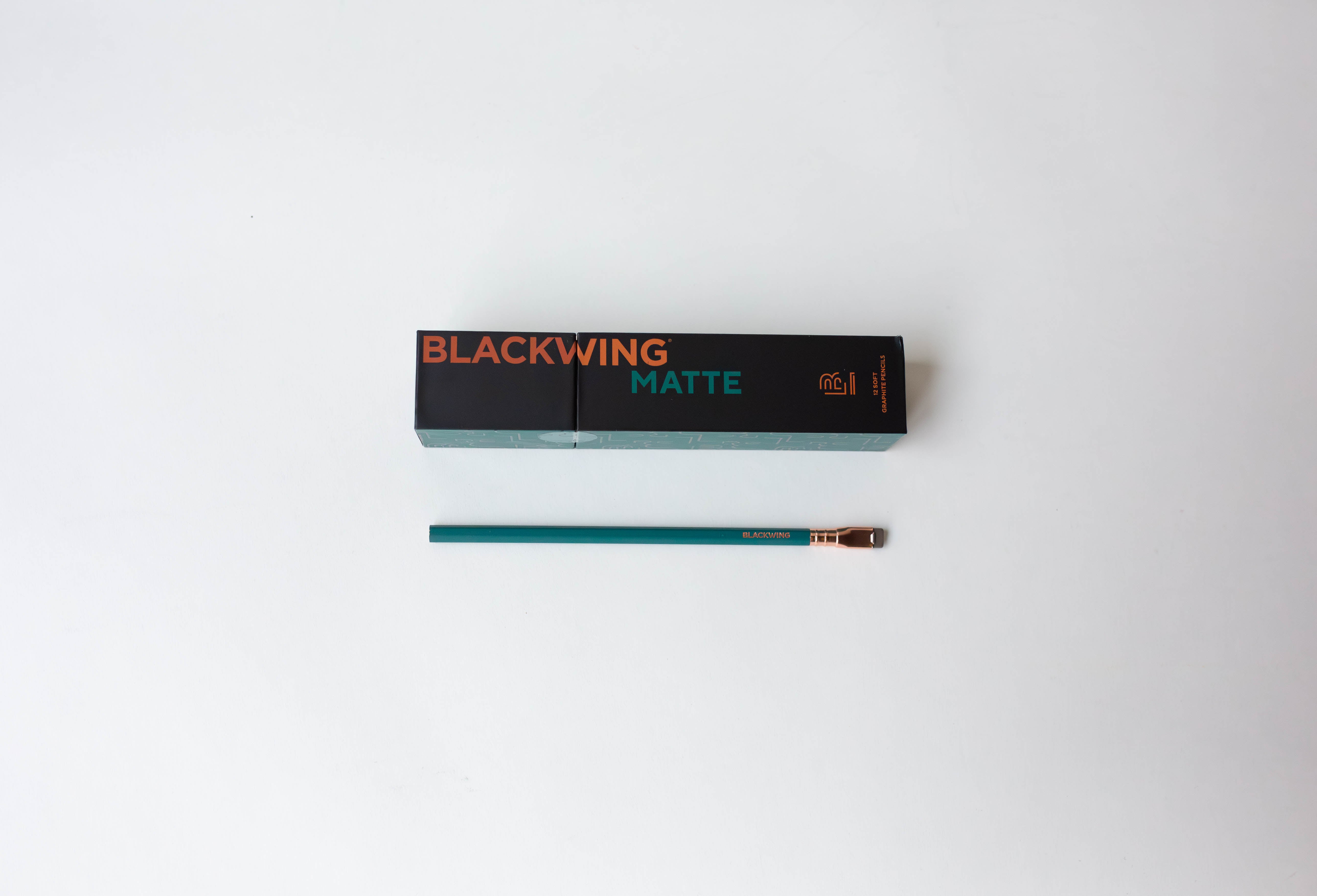 SET OF 12 Pencils - Matte Green