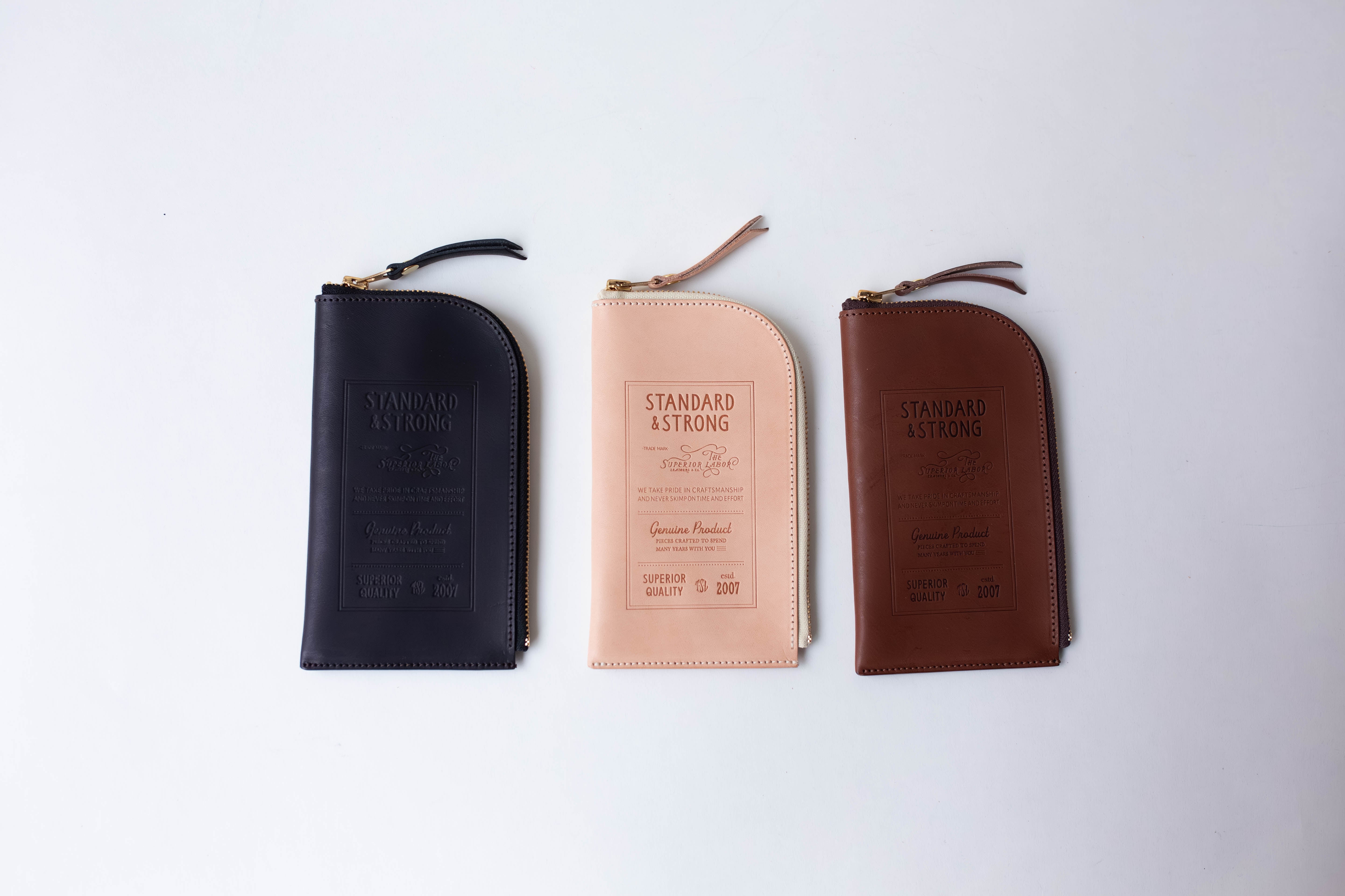 Leather Zip Case *Stamped Series*