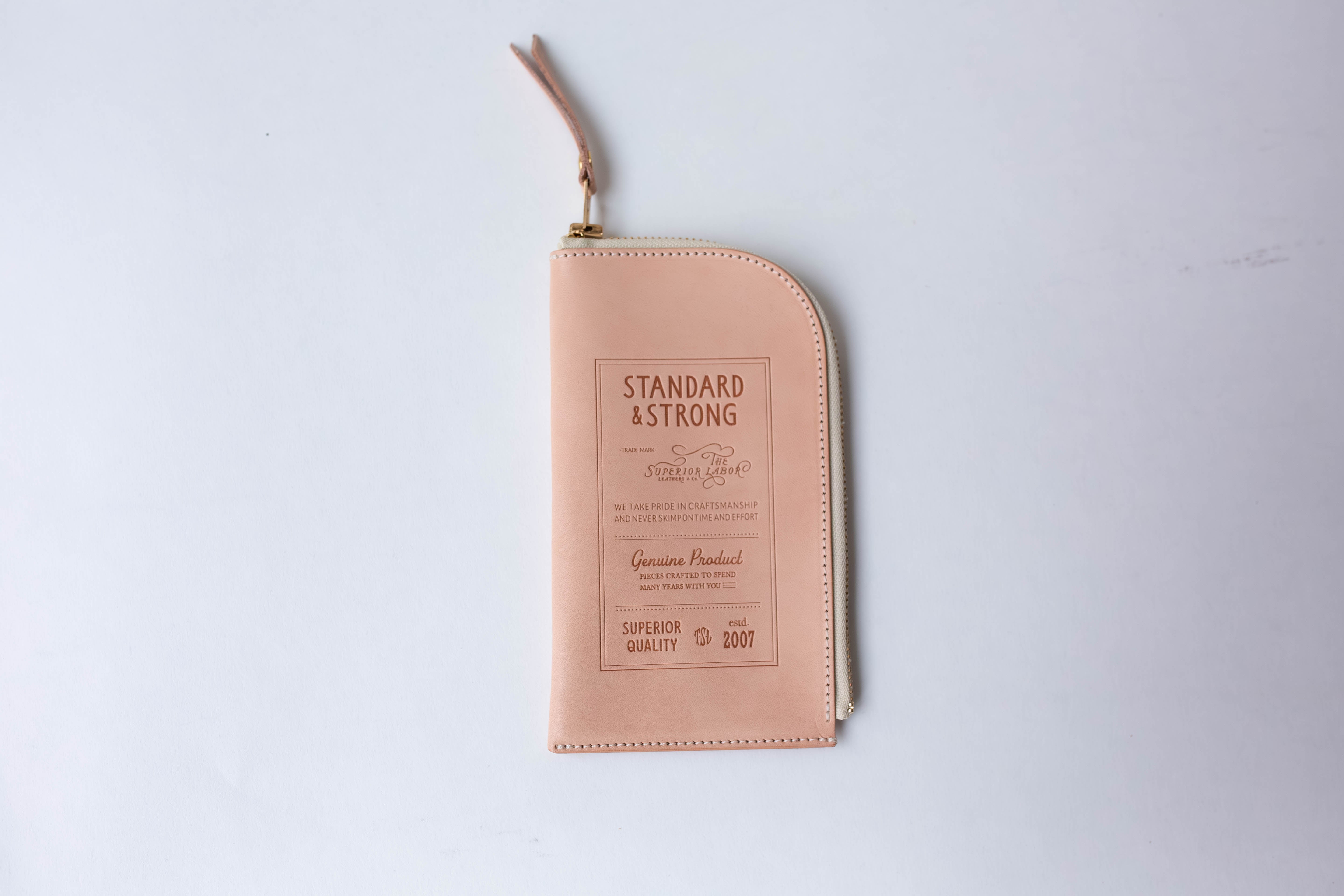 Leather Zip Case *Stamped Series*