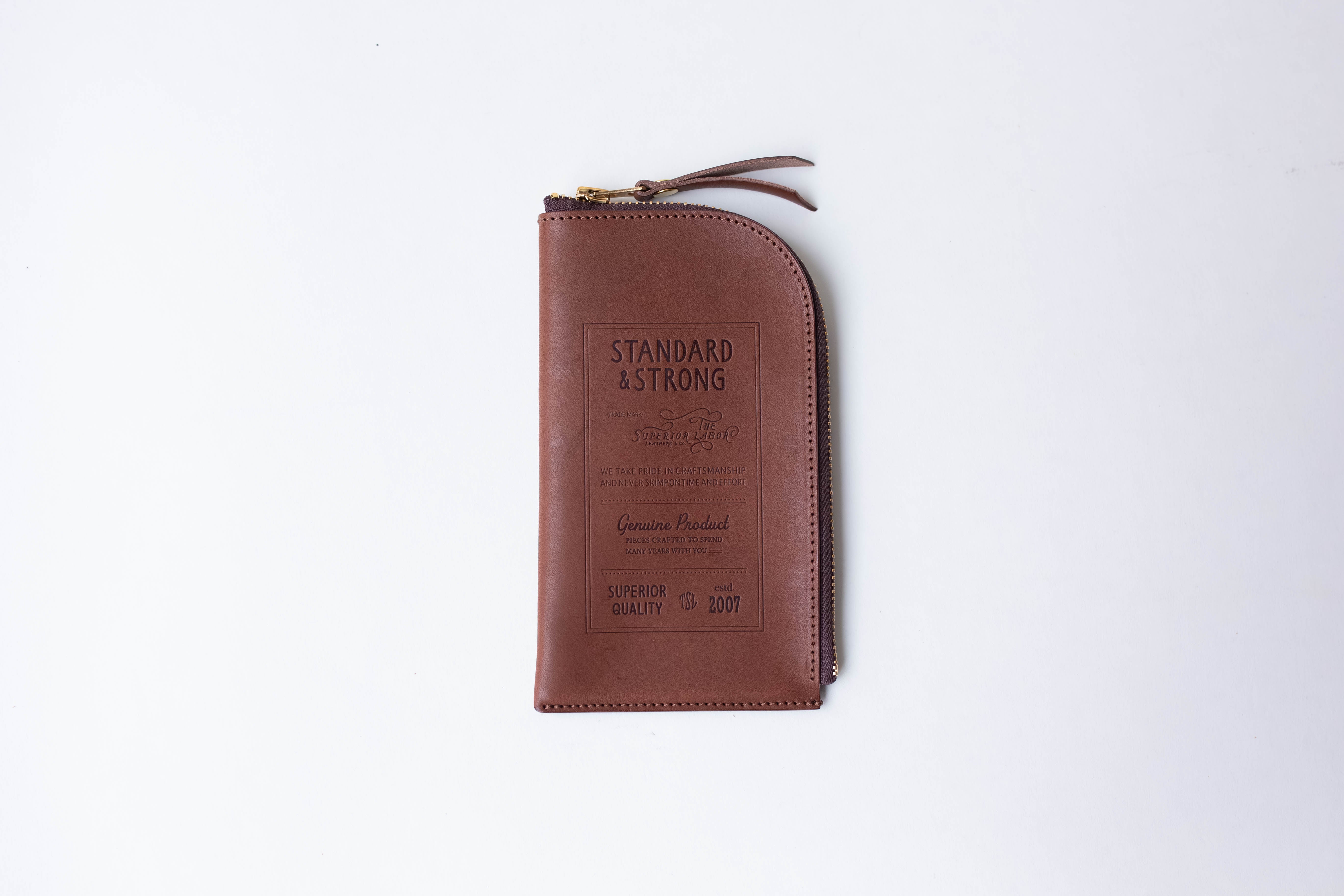 Leather Zip Case *Stamped Series*