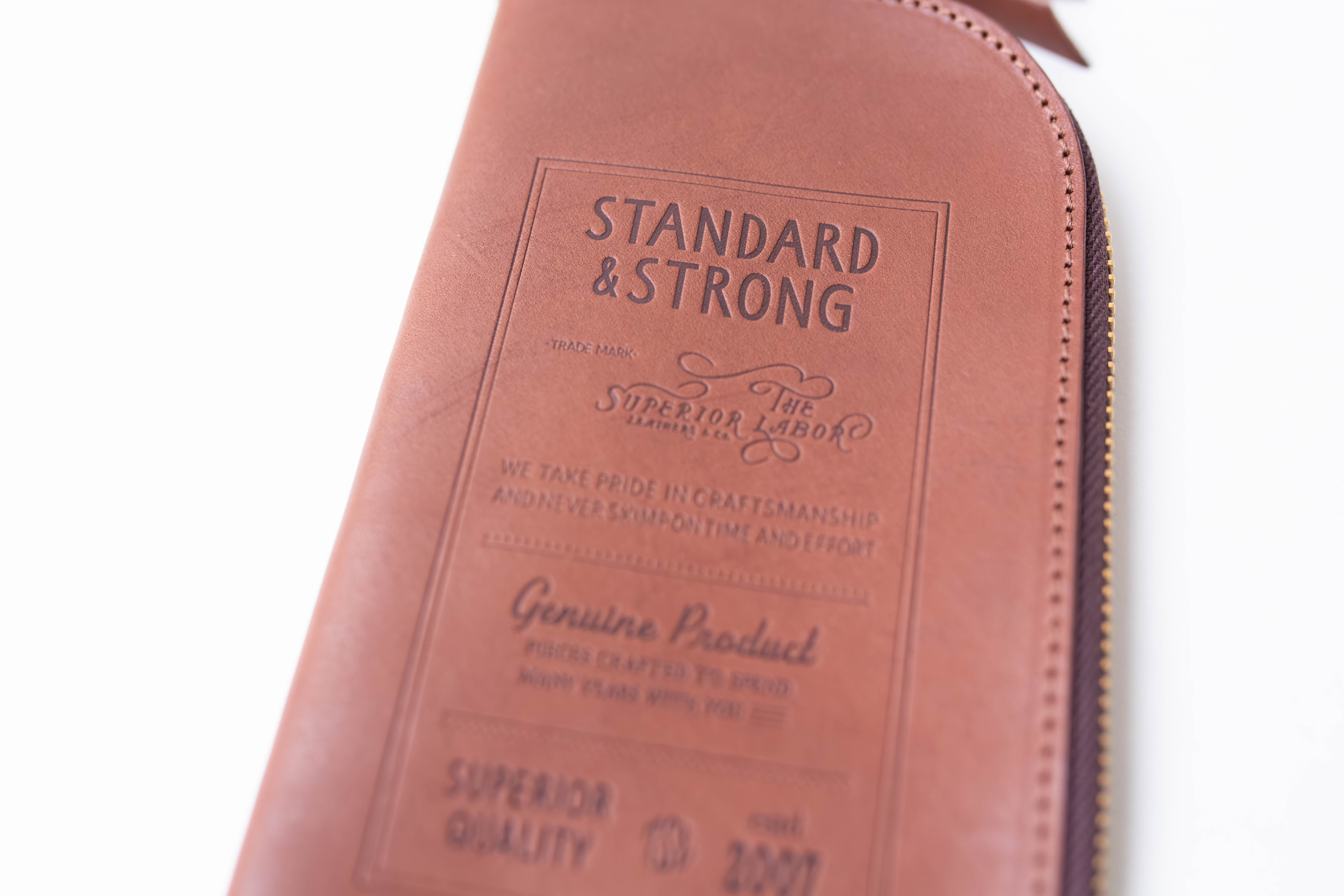 Leather Zip Case *Stamped Series*