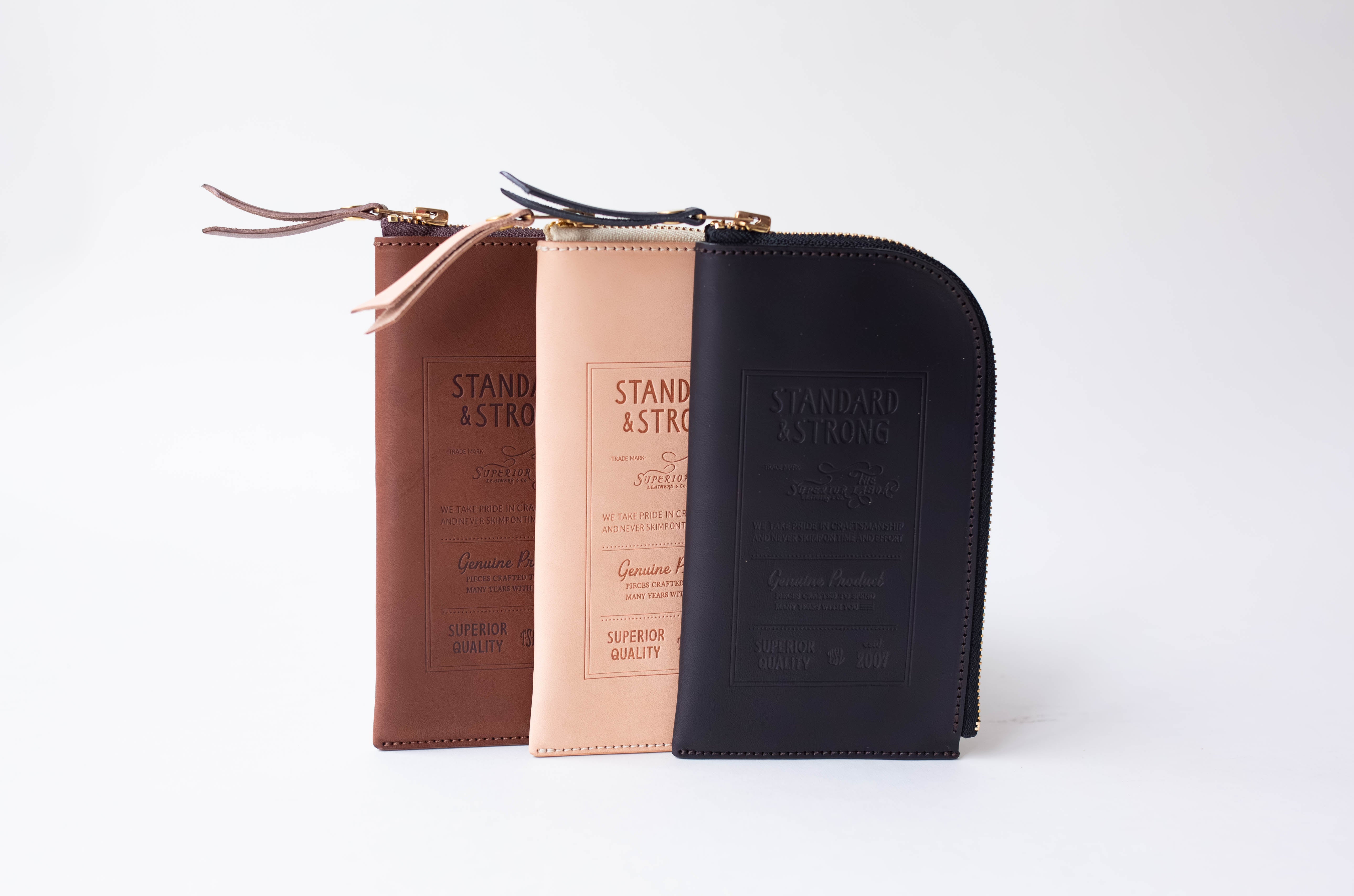 Leather Zip Case *Stamped Series*