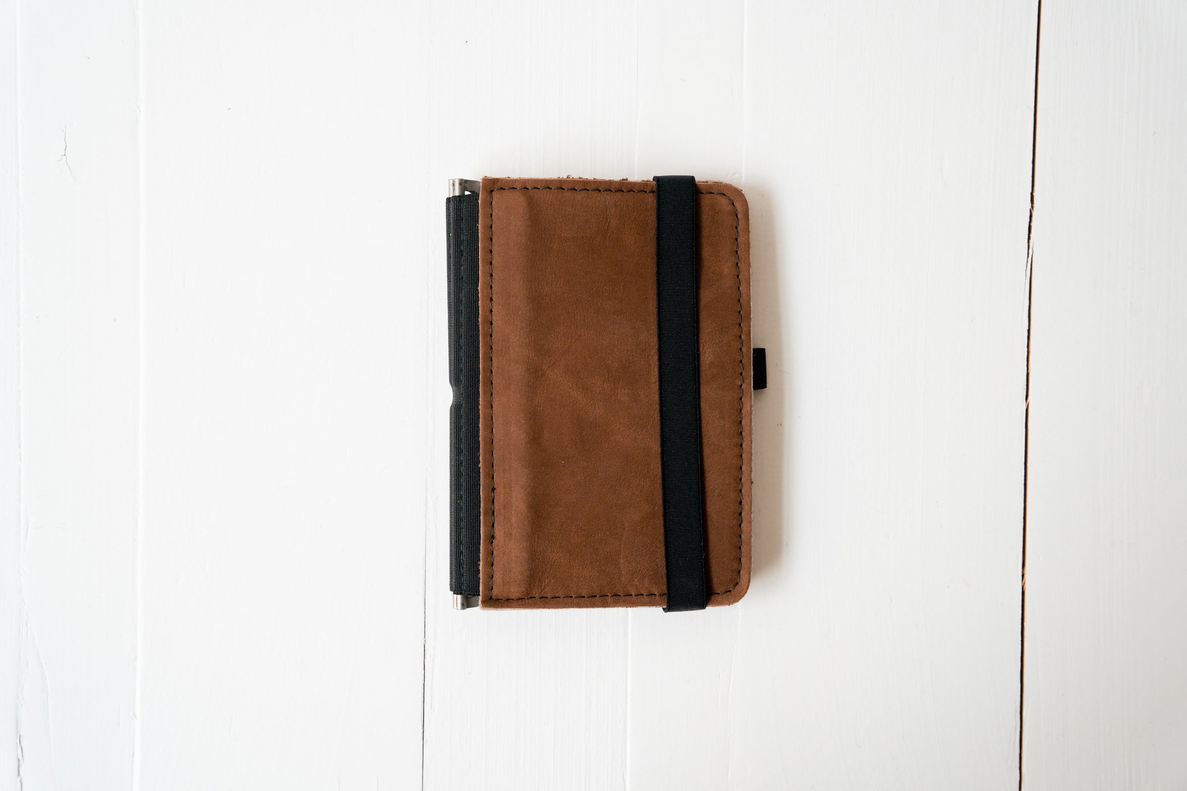 Taschenbegleiter BS 20 - A6 Small (Dark Brown/Light Gray/Red)