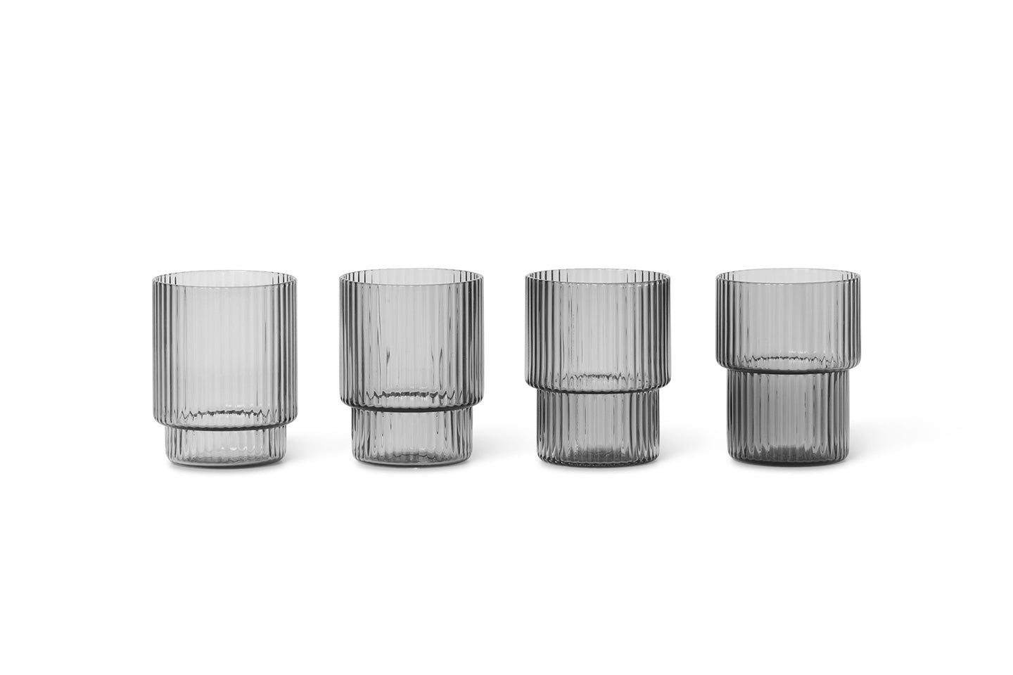 Ripple Small Glasses - Set of 4