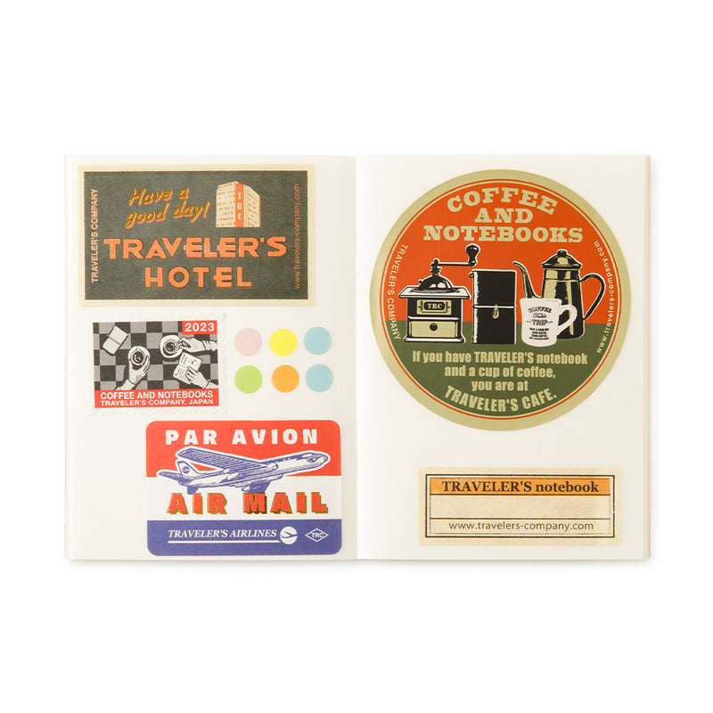 *NEW* Traveler's Notebook Passport Size Refill - 017 Sticker Release Paper