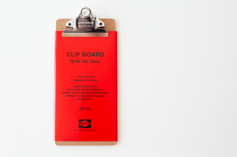 Old School Cheque Size ClipBoard