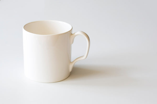 White Glaze Mug - Large