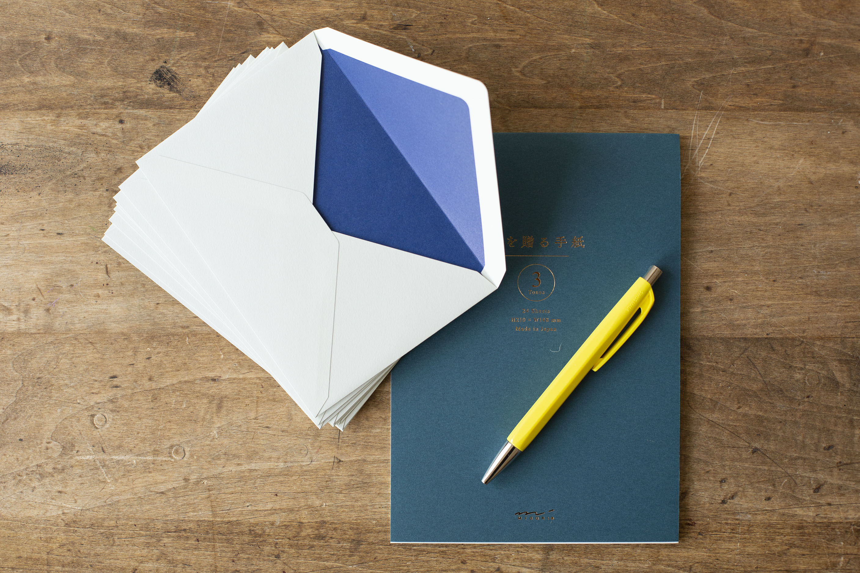 Midori Envelope Blue