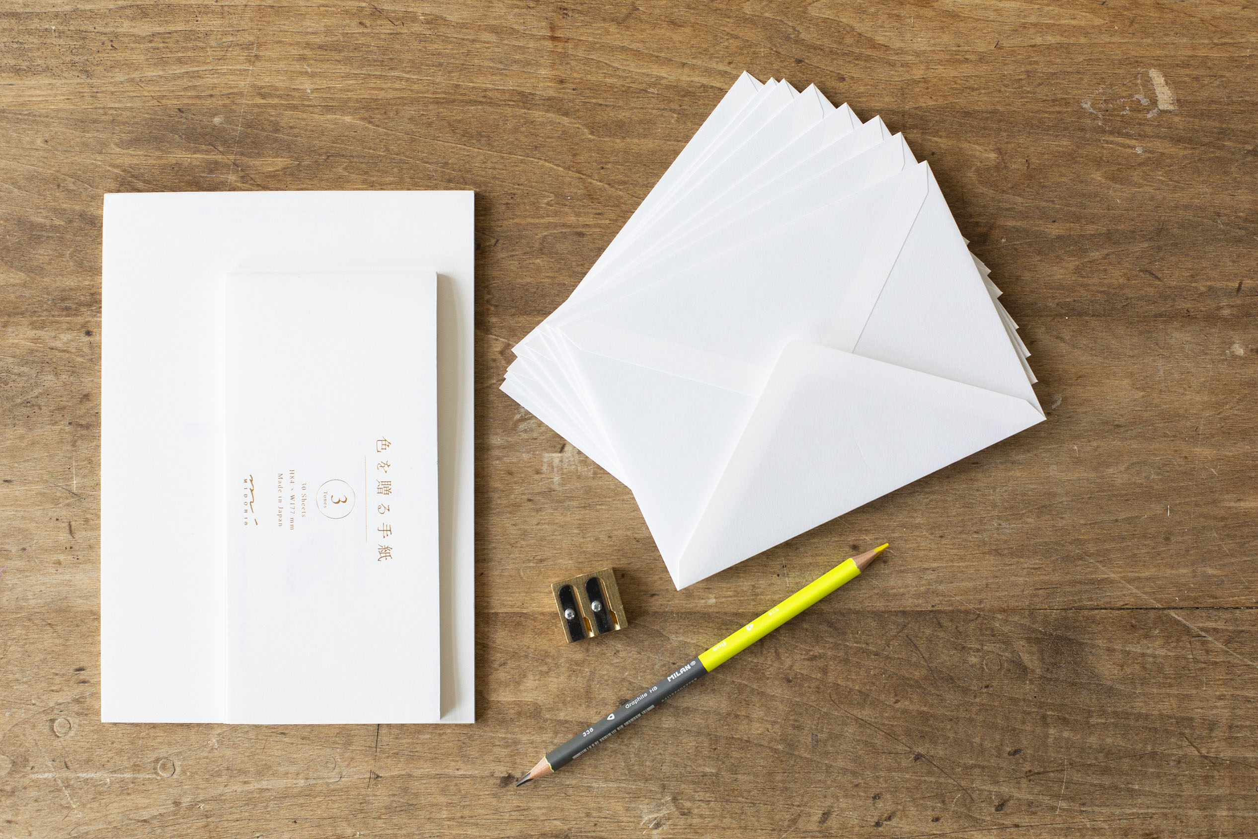 Midori Envelope White