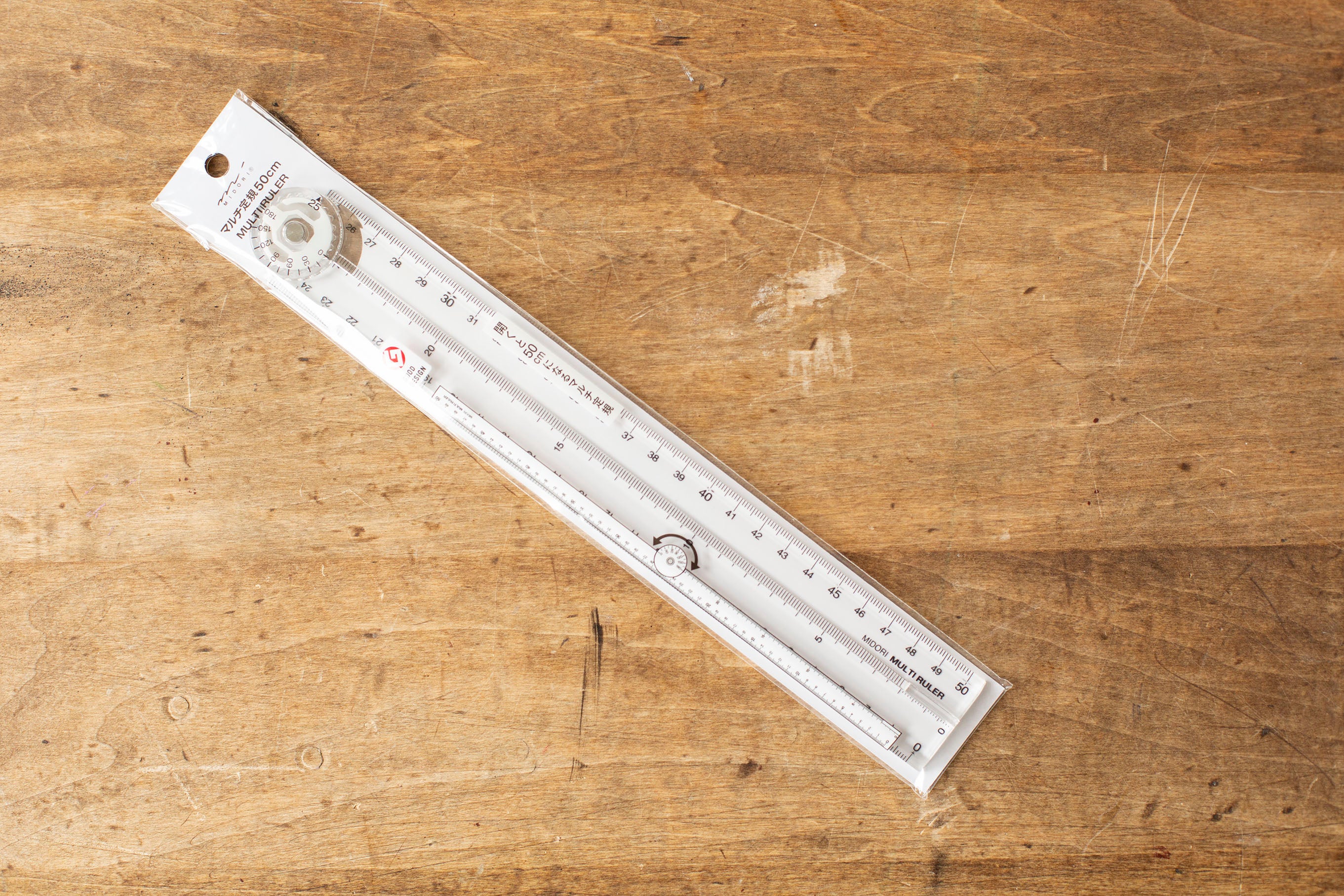 Polycarbonate Multi Ruler Clear - 50 cm