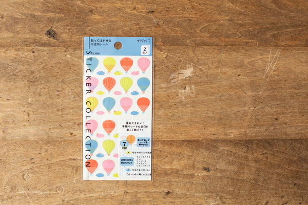 Transparent Schedule Stickers Balloons