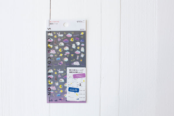 Transparent Schedule Stickers Healthy Sleep
