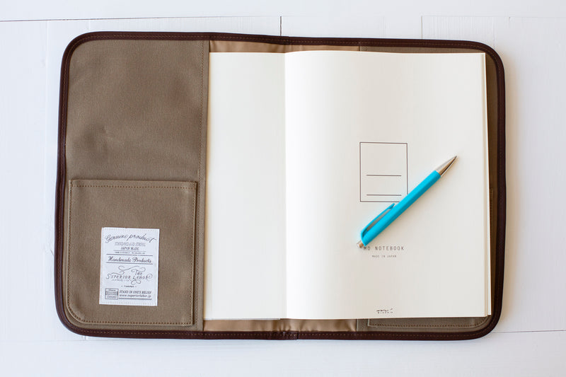 Jim Thompson Fabric A4 Notebook Cover - Leda