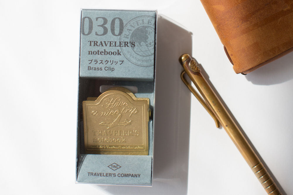 030 Airplane - Brass Clip